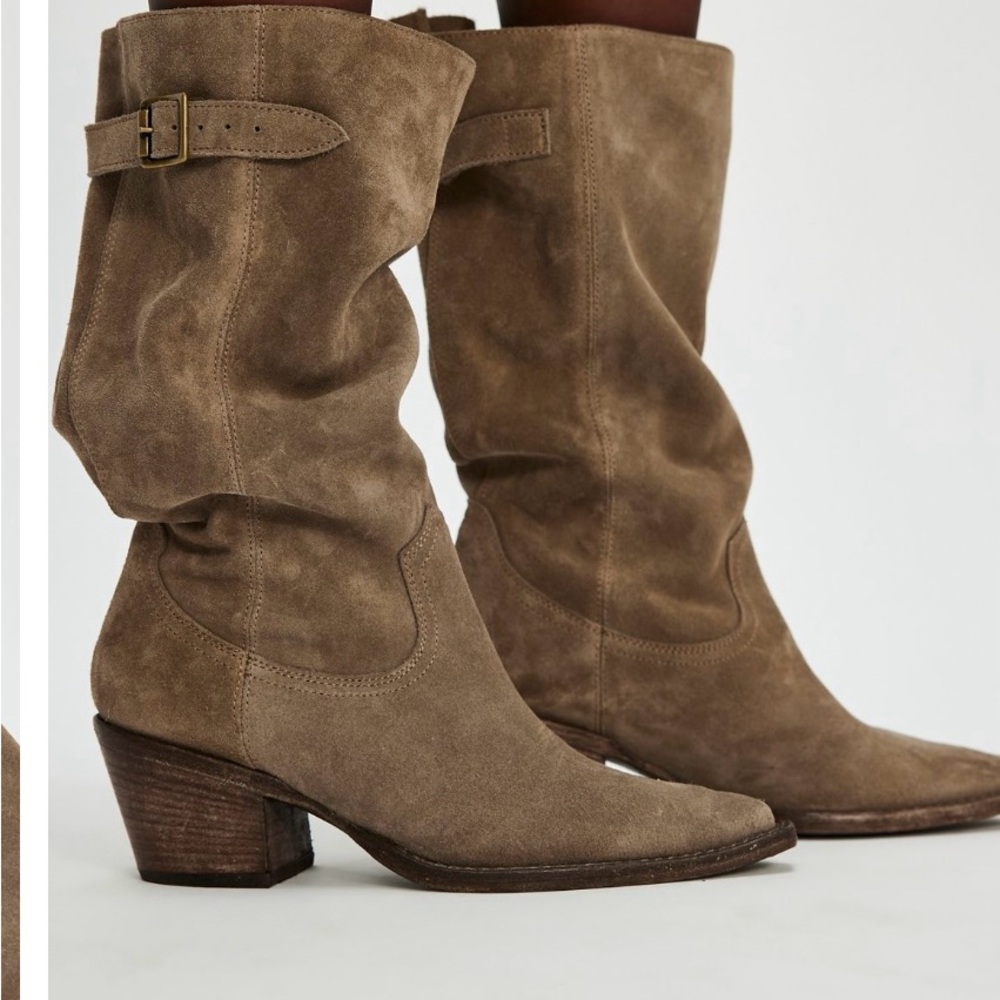 Free people extra Slouchy Boots - taupe